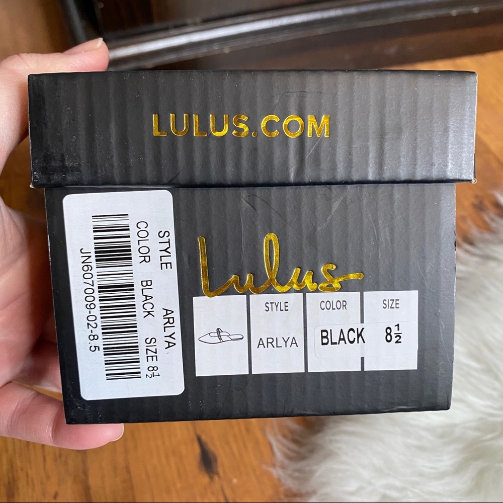 🔥SOLD🔥 Lulus Arlya Rhinestone Pointed-Toe Mule Slides - Picture 14 of 14